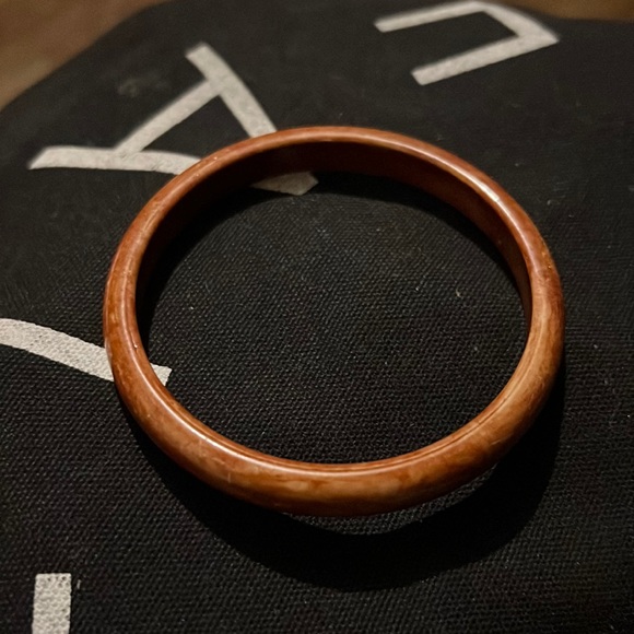 Jewelry - Wooden Bangle - Bangle Bracelet - Retro Jewelry - Vintage Accessories - Jewelry